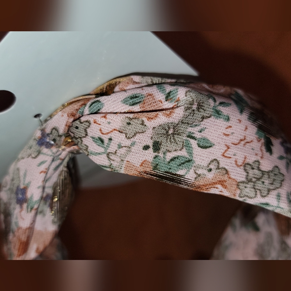 Floral Fashion Headband - Pink and Brown 2/$15 - Picture 5 of 5